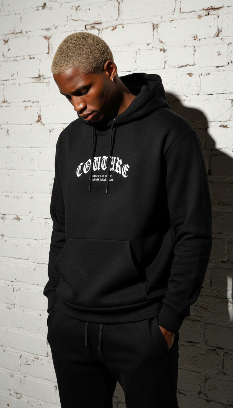 Men Black Label "COUTURE" Hoodie
