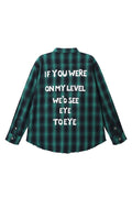 Men Black Label 810 Flannel Shirt