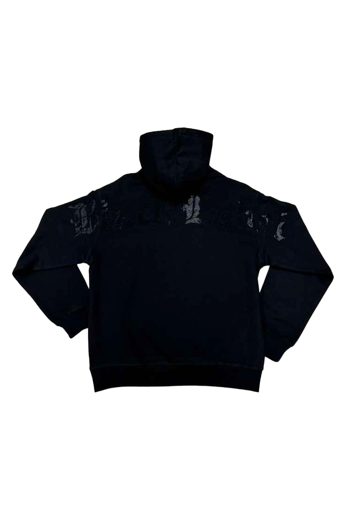 Men Black Label BL Black Bling Hoodie