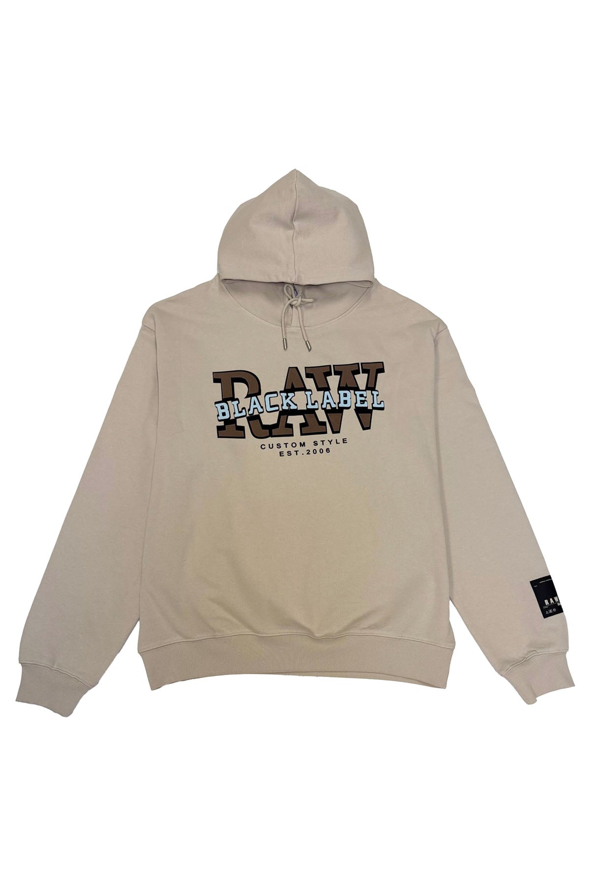 Men Black Label BL X RAW Hoodie