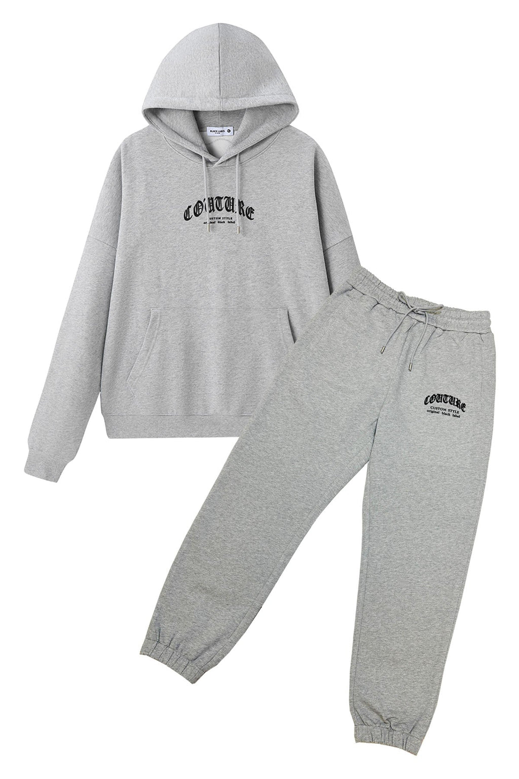 Men Black Label "COUTURE" Hoodie and Jogger Set