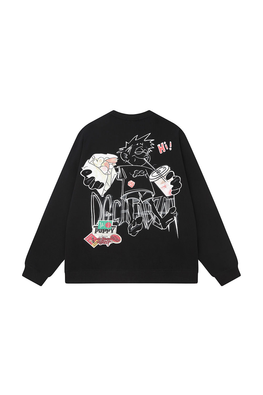 Men Black Label "COCA" Crew Neck