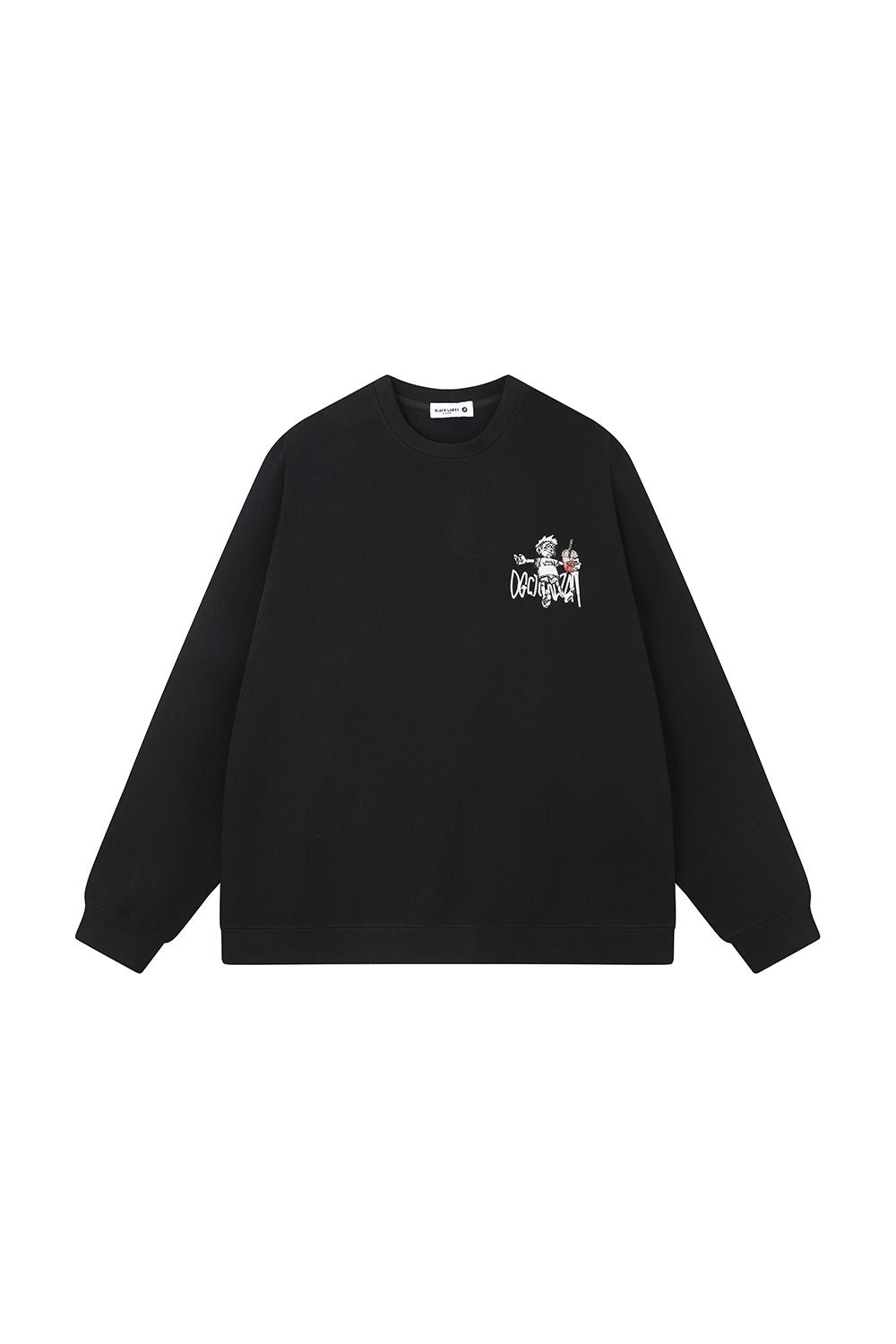 Men Black Label "COCA" Crew Neck