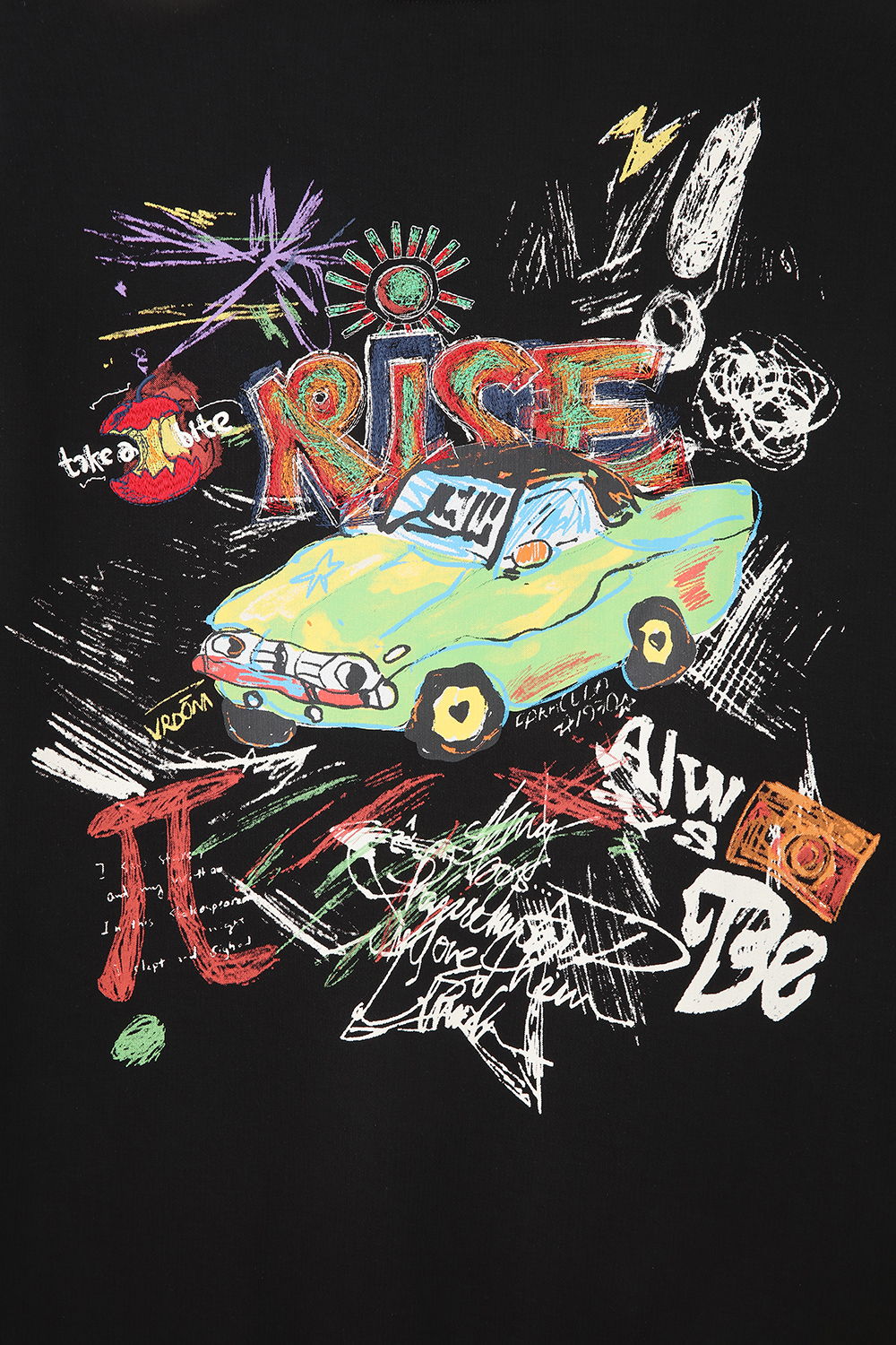 Men Black Label "RISE" Crew Neck