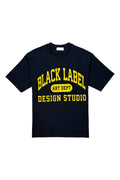 Men Black Label BL15 Yellow Silicone T-Shirt