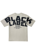 Men Black Label BL6 Black Silicone T-Shirt
