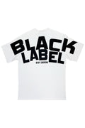 Men Black Label BL6 Black Silicone T-Shirt