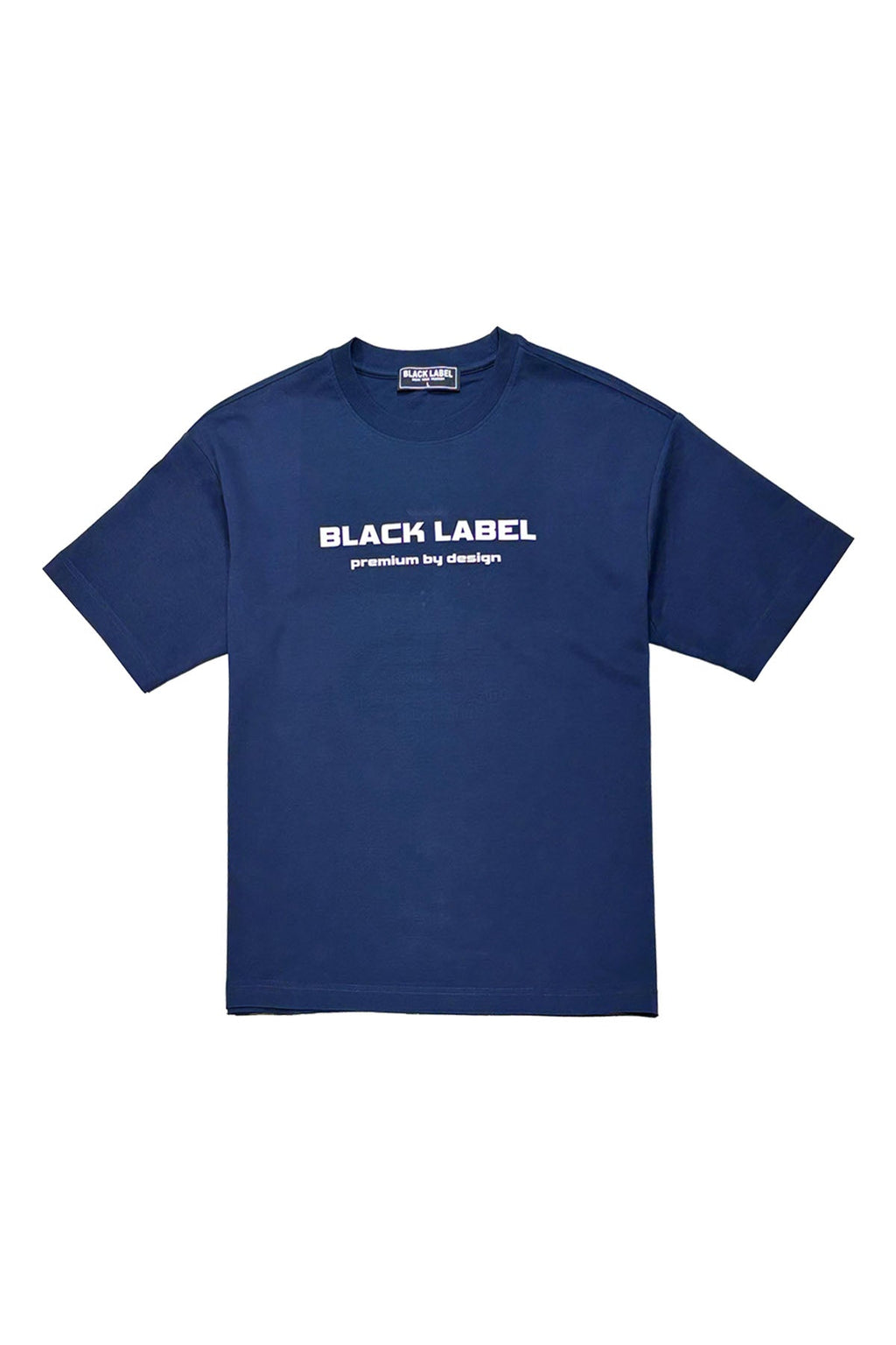 Men Black Label BL6 White Silicone T-Shirt