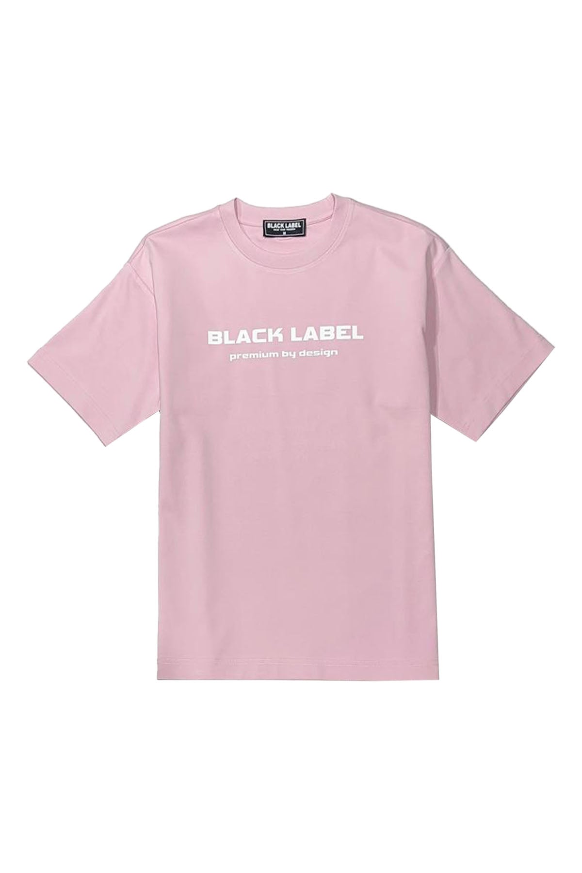 Men Black Label BL6 White Silicone T-Shirt