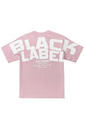 Men Black Label BL6 White Silicone T-Shirt