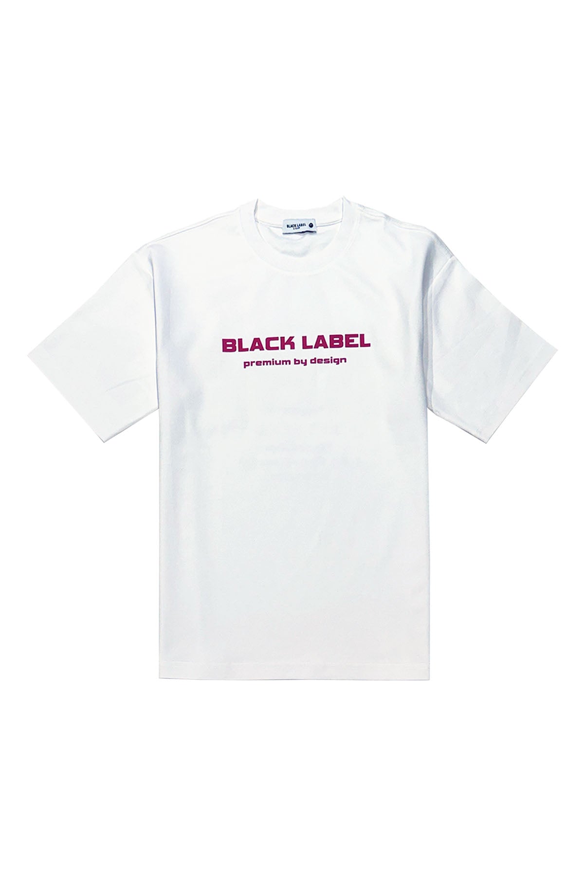 Men Black Label BL6R Red Silicone T-Shirt