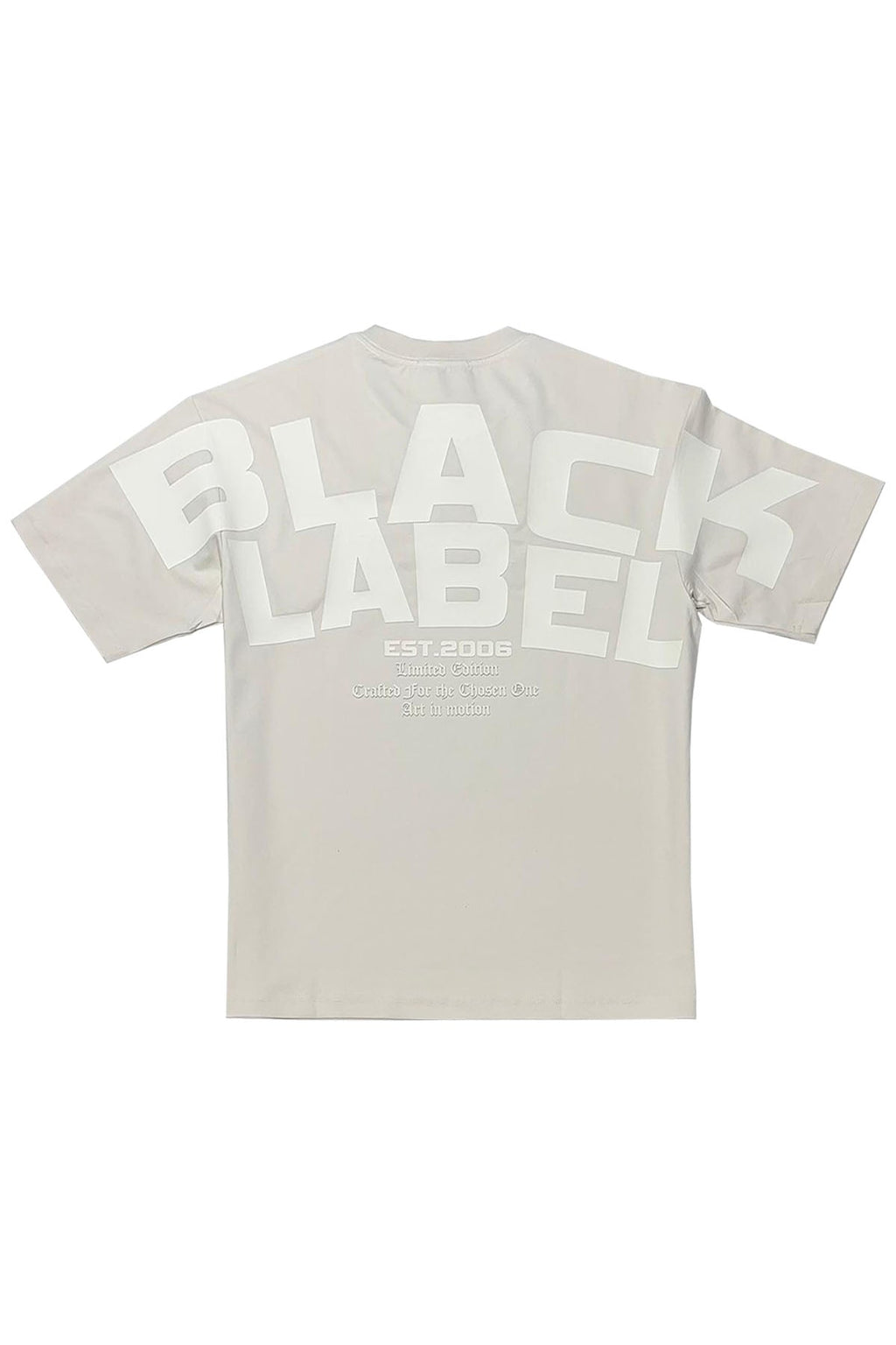 Men Black Label BL6S Stone Silicone T-Shirt