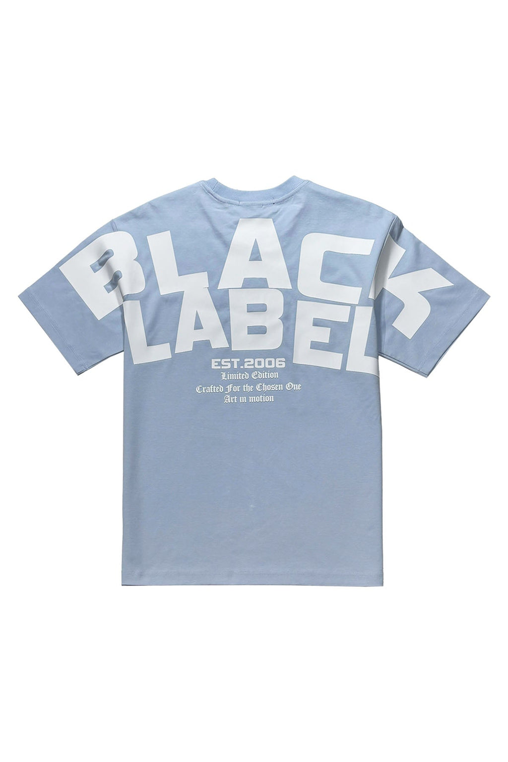 Men Black Label BL6W White Silicone T-Shirt