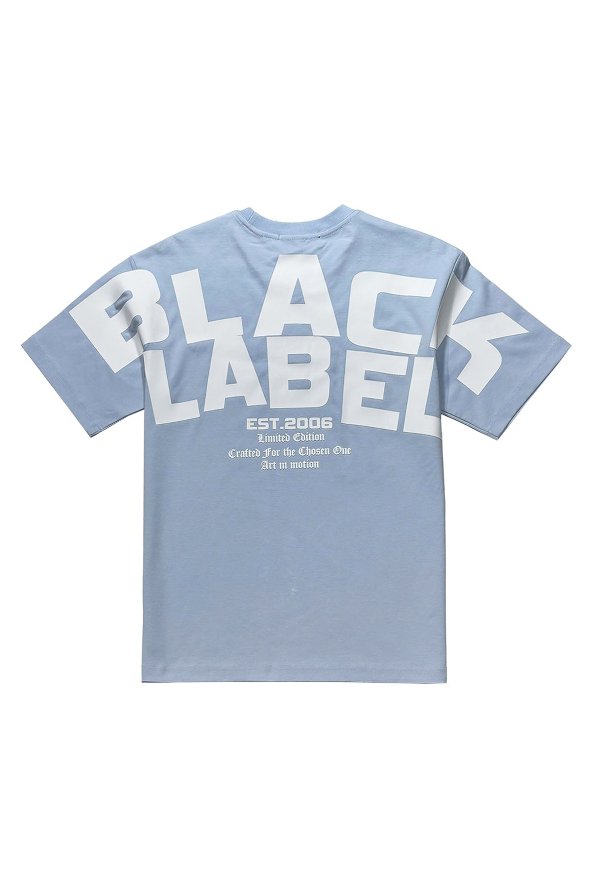 Men Black Label BL6W White Silicone T-Shirt