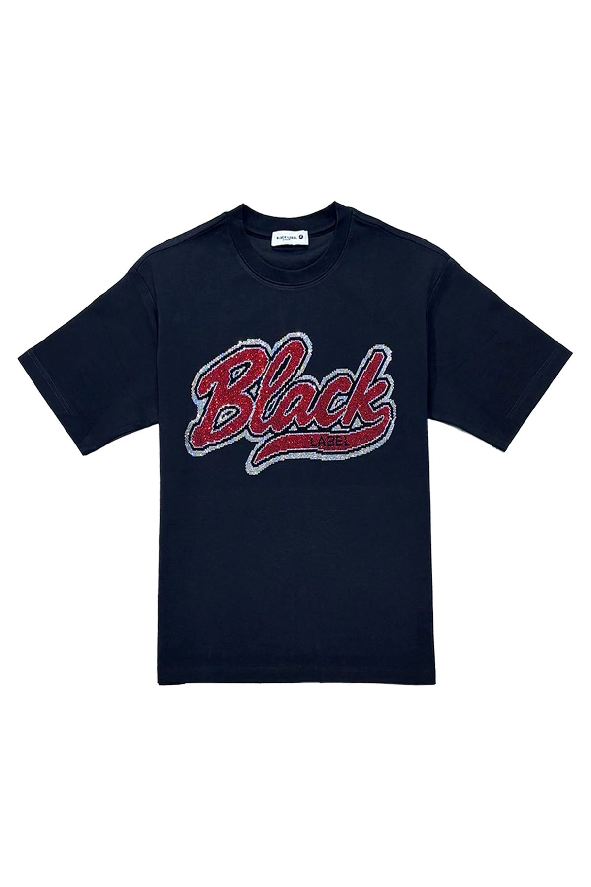 Men Black Label BL7R Red Bling T-Shirt
