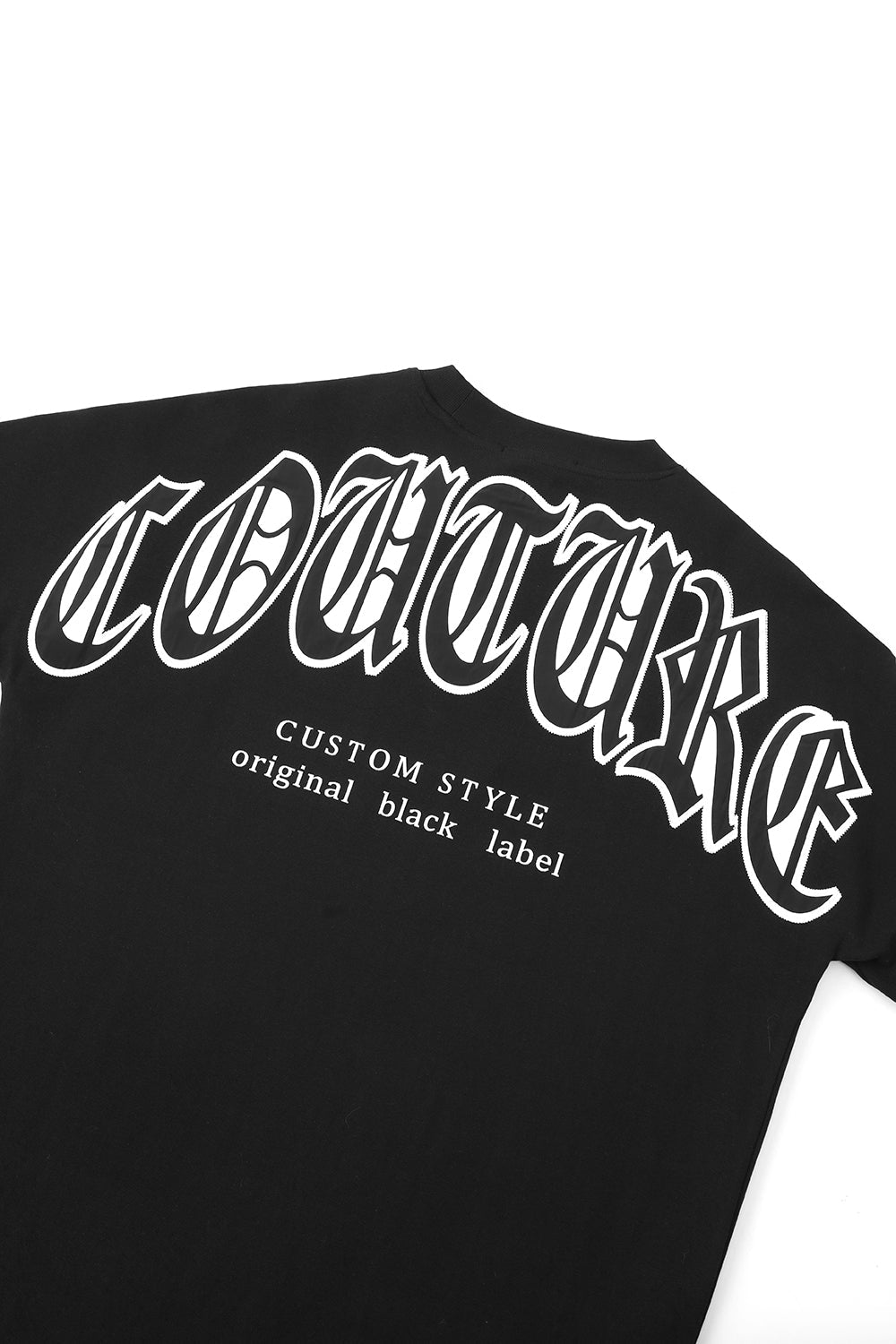 Men Black Label "COUTURE" Oversize T-Shirt