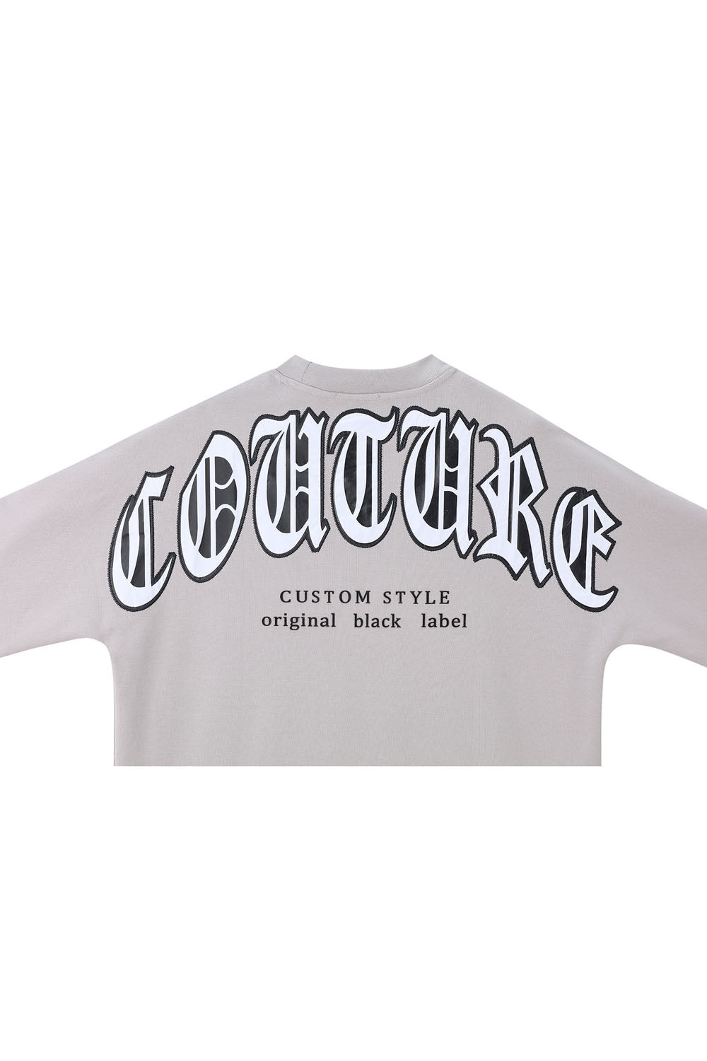 Men Black Label "COUTURE" Oversize T-Shirt