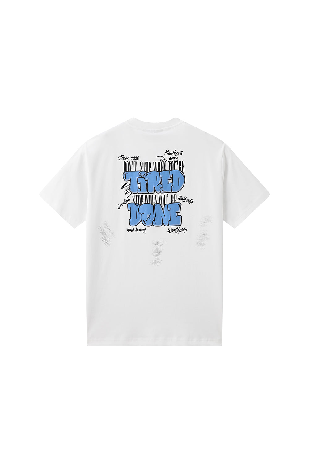 Men Black Label "DON'T STOP" Oversize T-Shirt