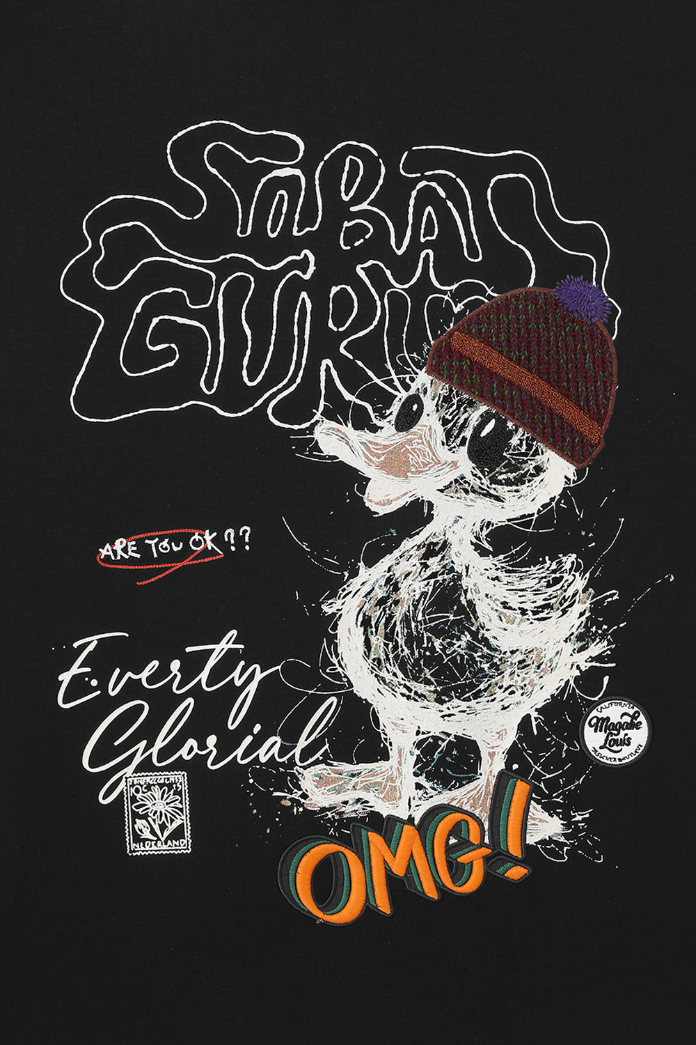Men Black Label "OMG" T-Shirt