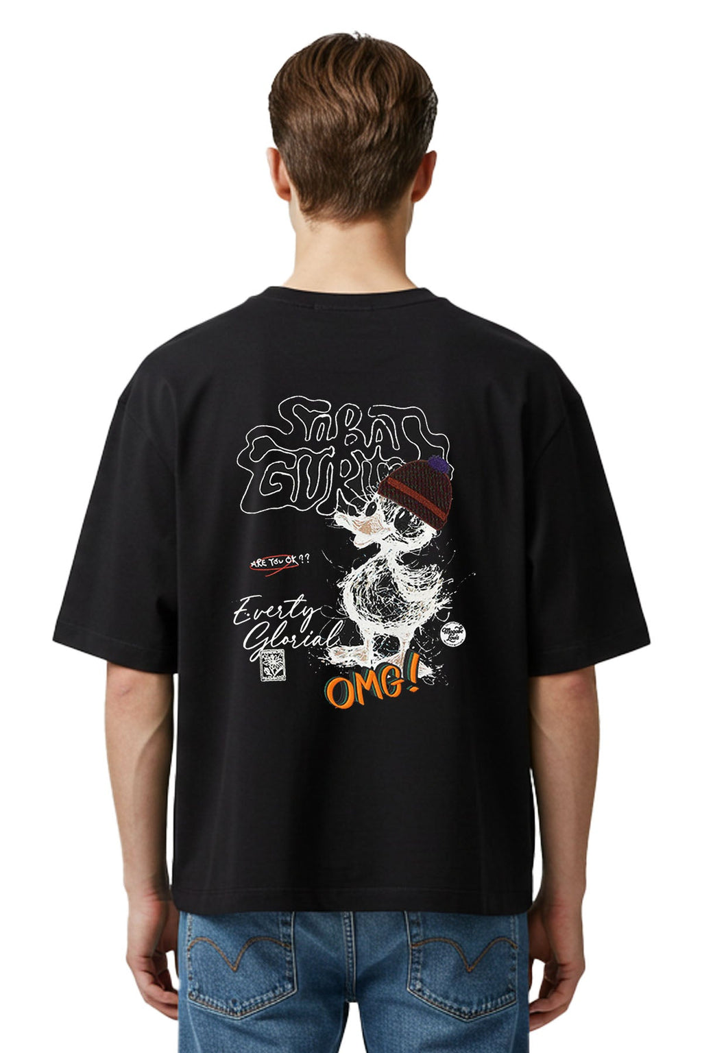 Men Black Label "OMG" T-Shirt