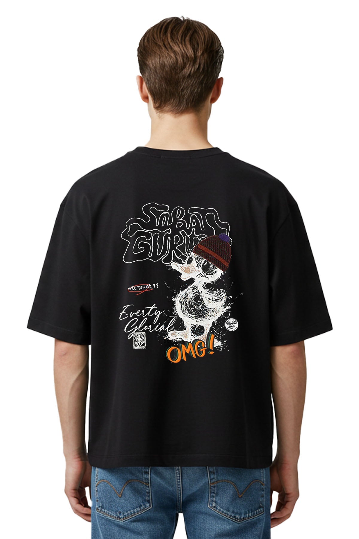 Men Black Label "OMG" T-Shirt