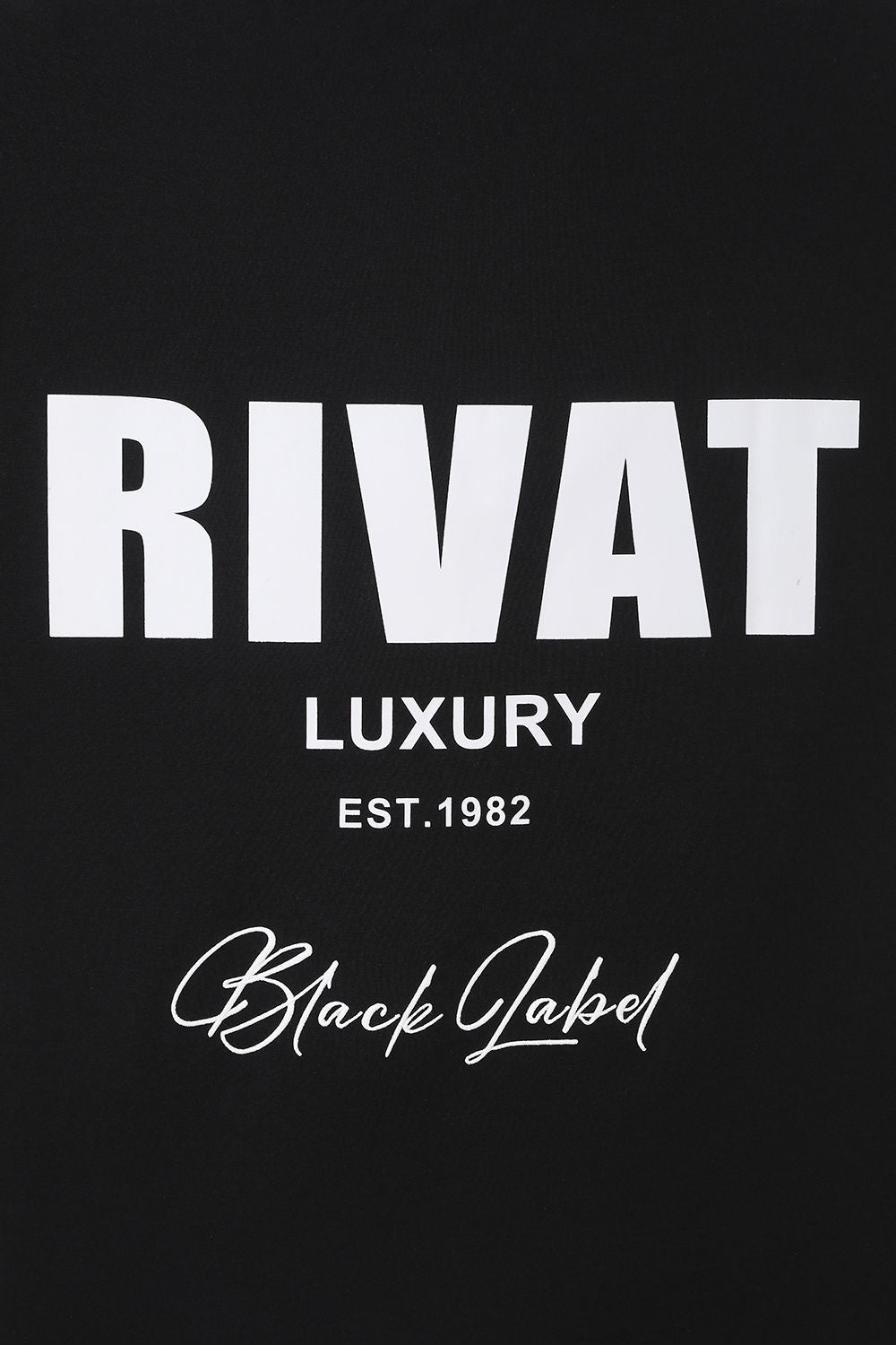 Men Black Label "PRIVATE" Oversize T-Shirt