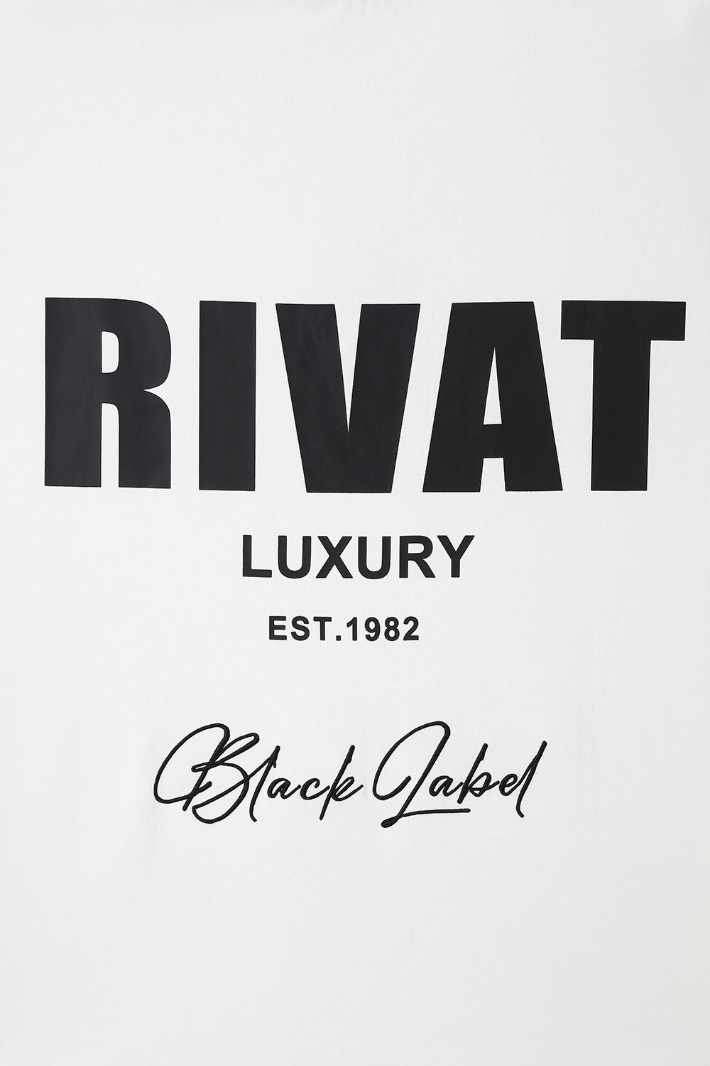 Men Black Label "PRIVATE" Oversize T-Shirt