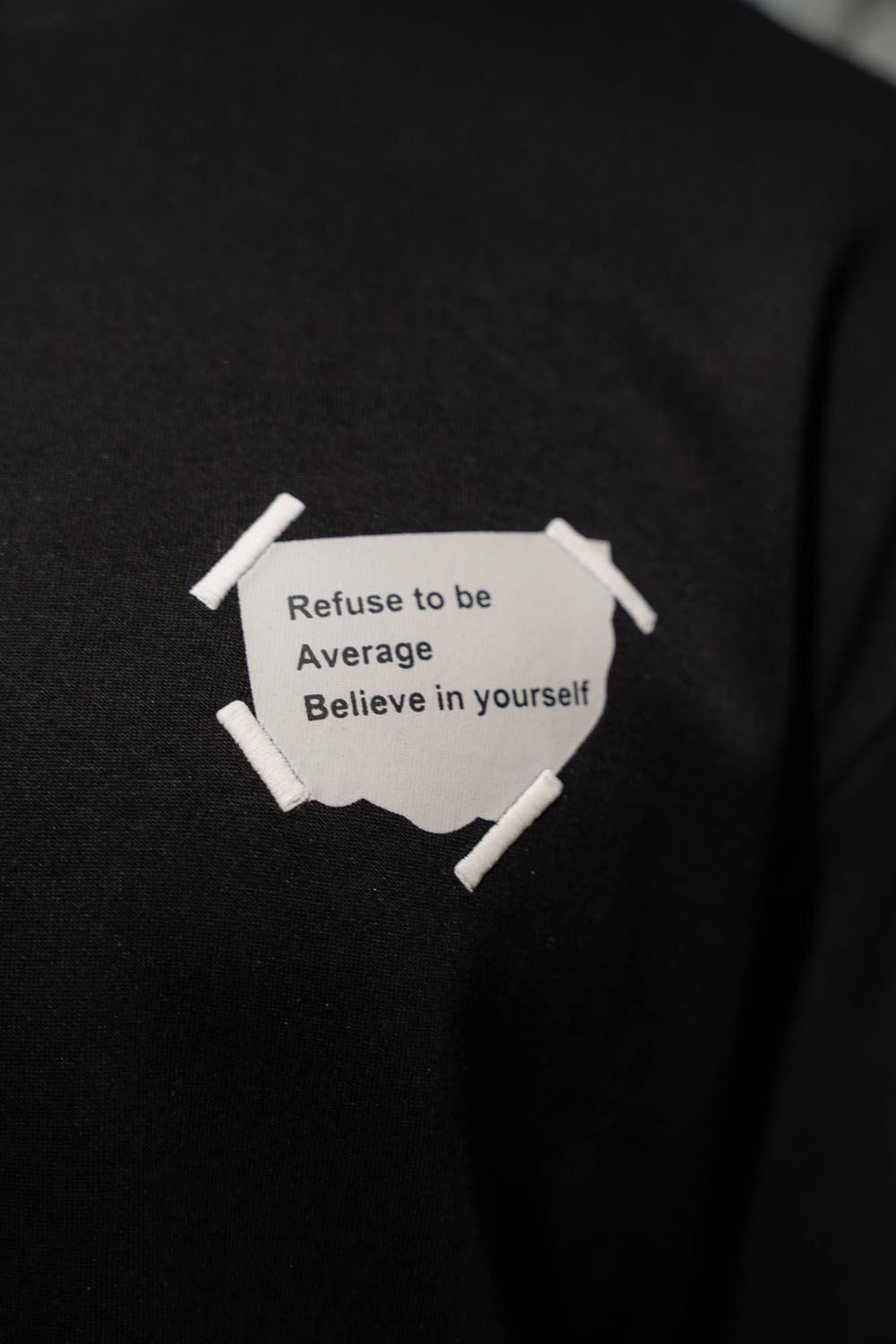 Men Black Label "PRIVATE" Oversize T-Shirt