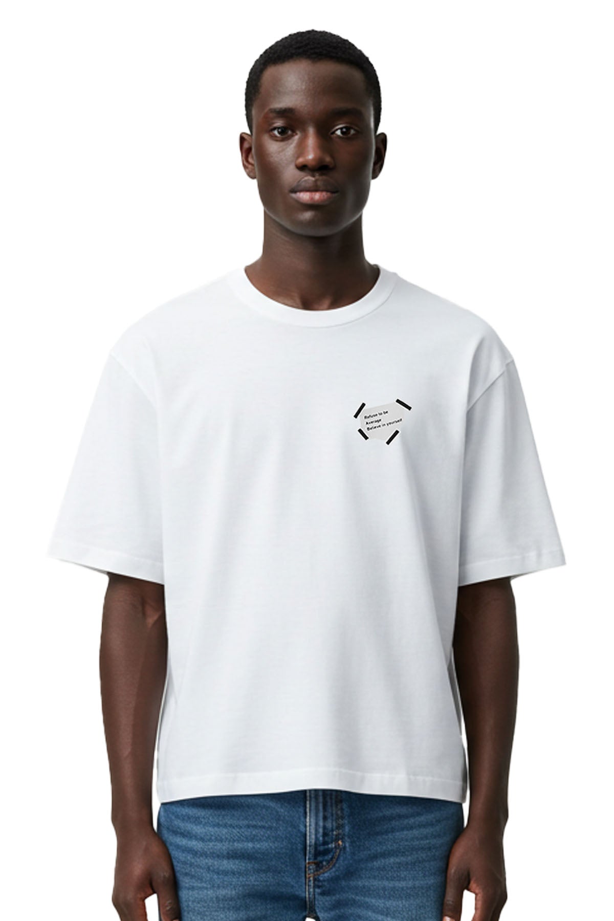 Men Black Label "PRIVATE" Oversize T-Shirt