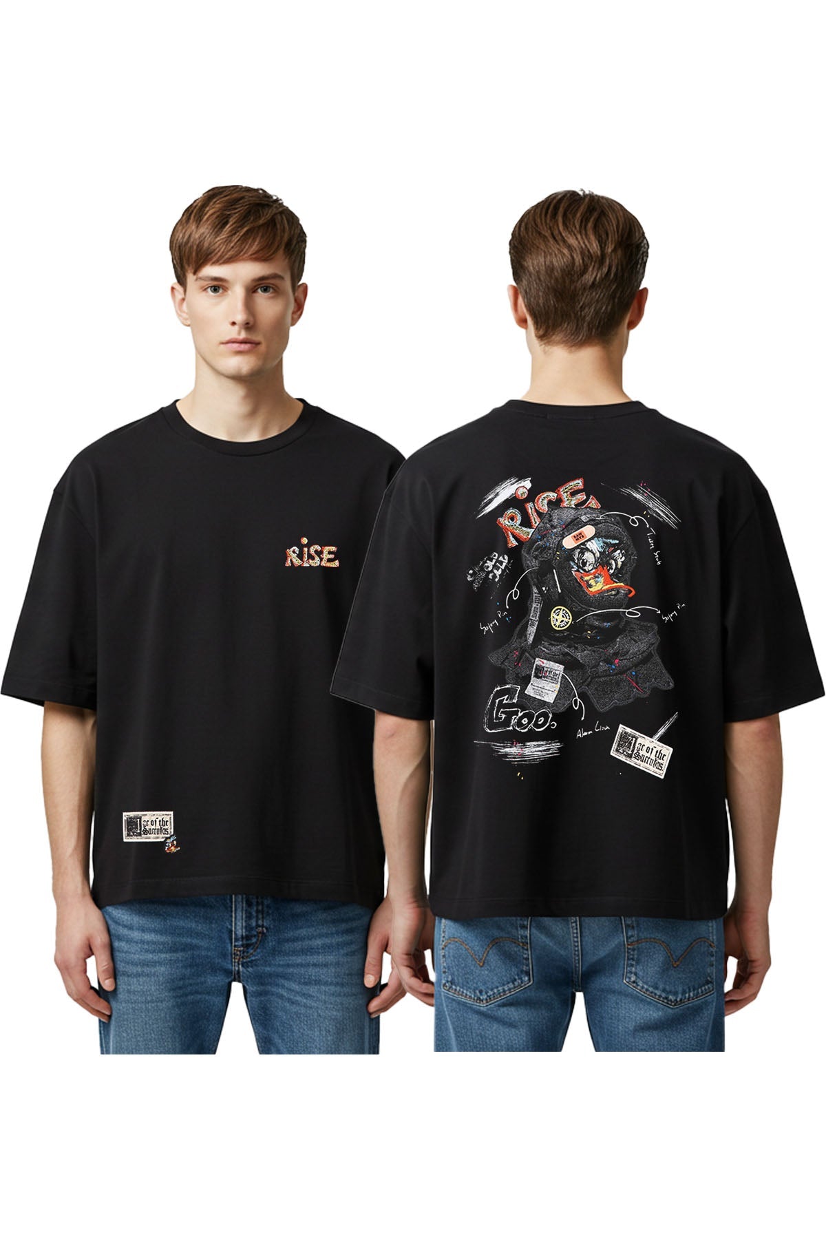 Men Black Label "RISE" T-Shirt