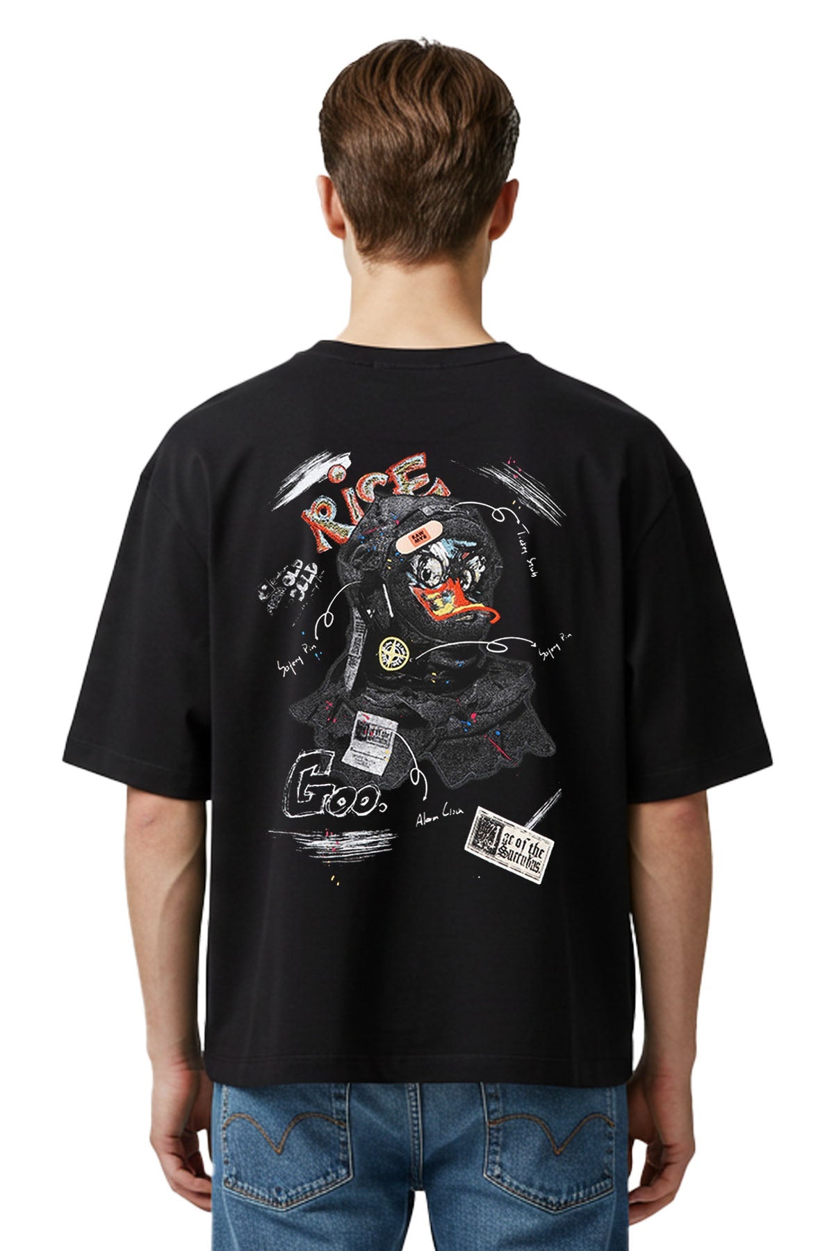 Men Black Label "RISE" T-Shirt