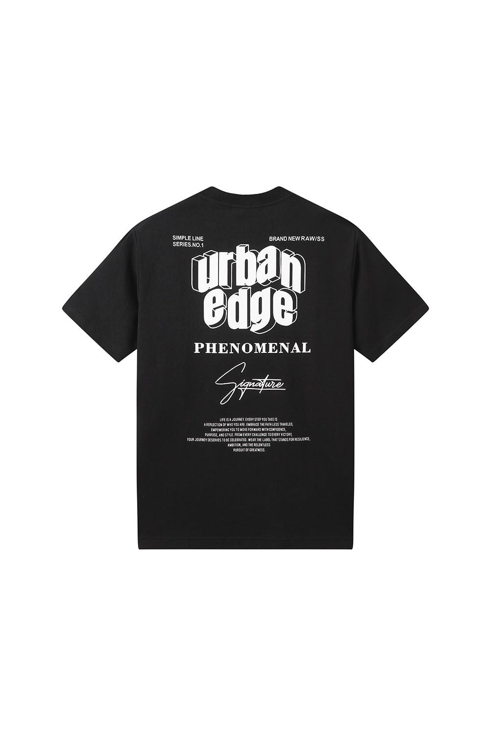 Men Black Label "BL2032" Oversize T-Shirt