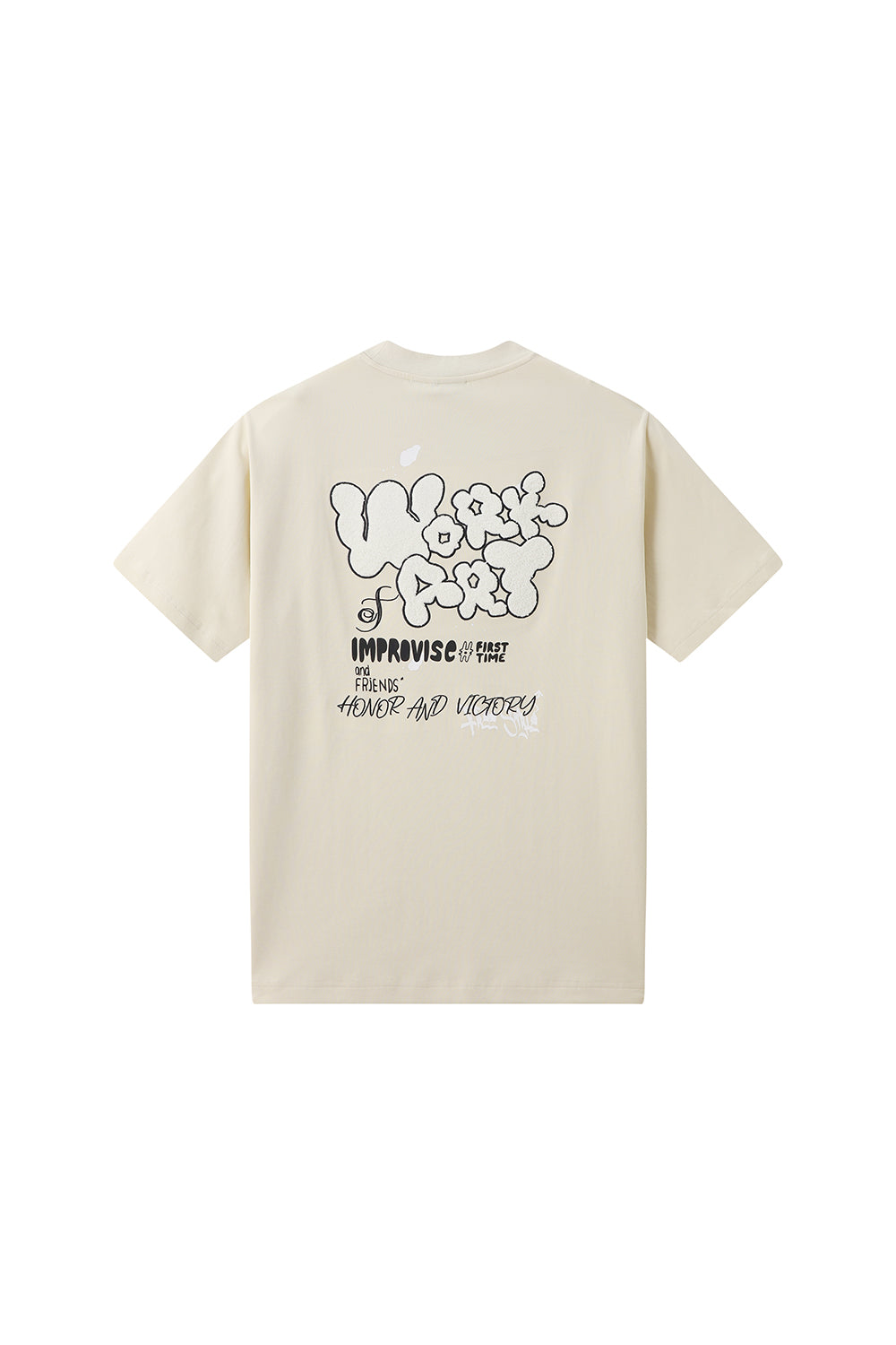 Men Black Label "WORK OF ART" Oversize T-Shirt