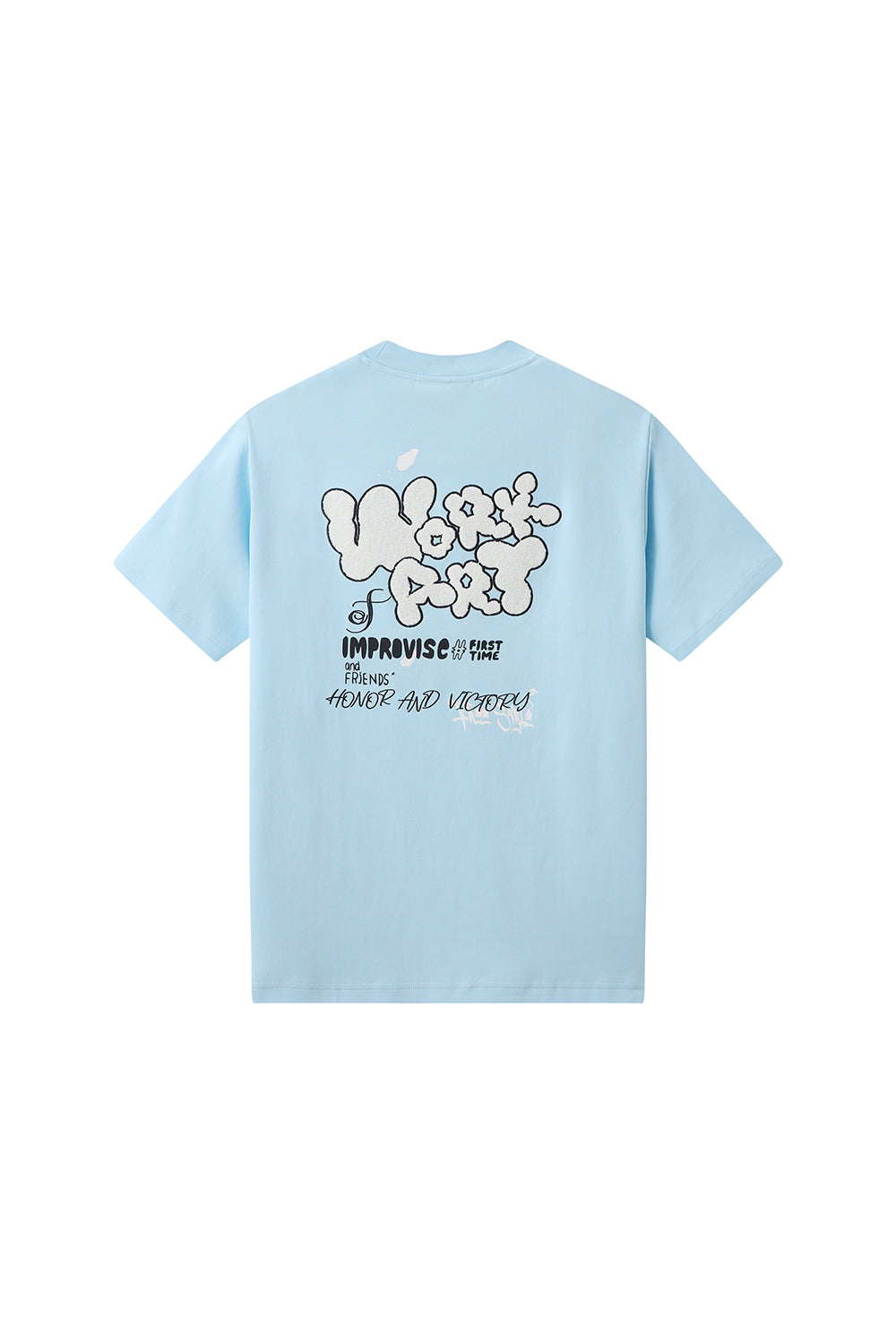Men Black Label "WORK OF ART" Oversize T-Shirt