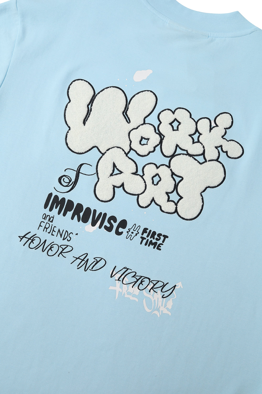 Men Black Label "WORK OF ART" Oversize T-Shirt