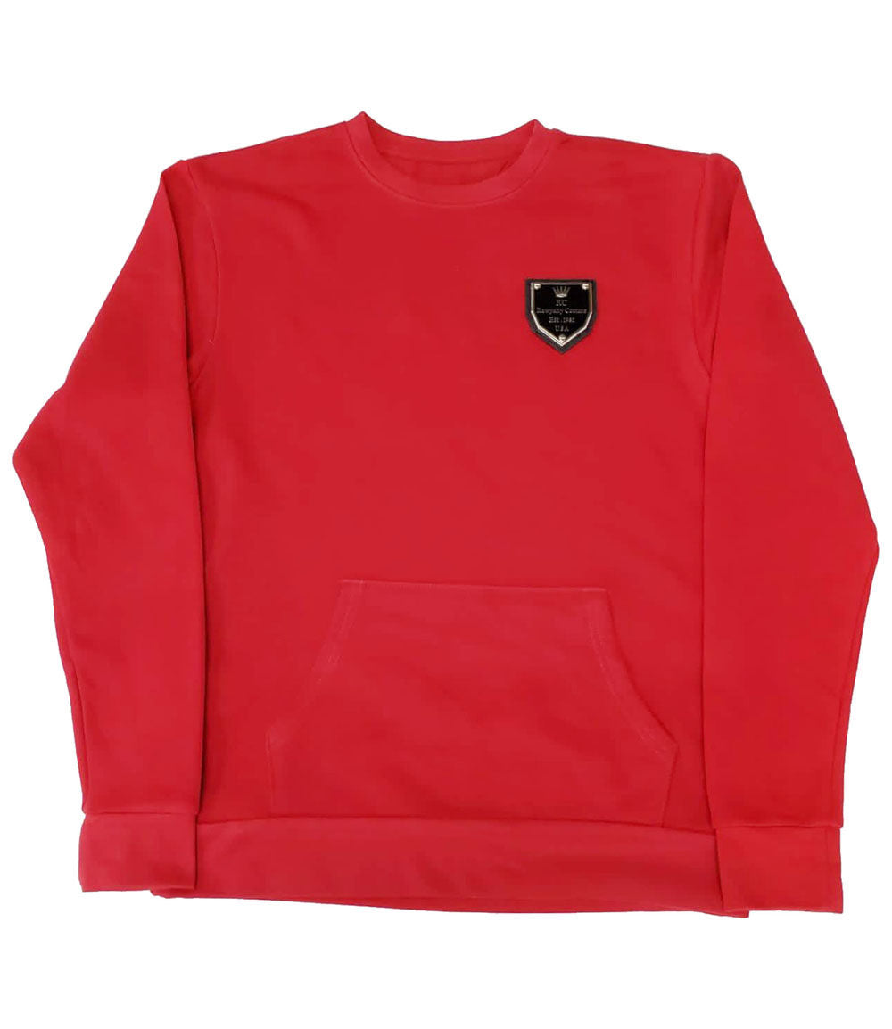 HATA Skull Hand Made Sequin Long Sleeves - Red