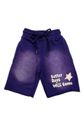 Kids Better Days Puff Cotton Shorts