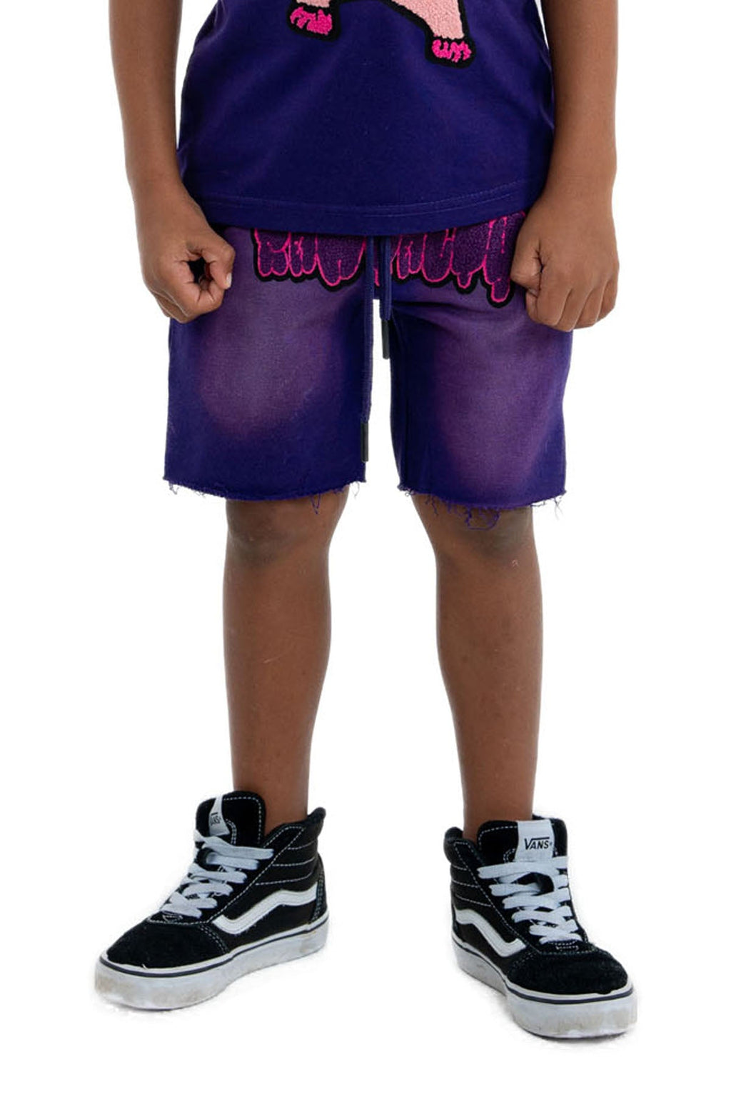 Kids Dub Bunny Chenille Cotton Shorts