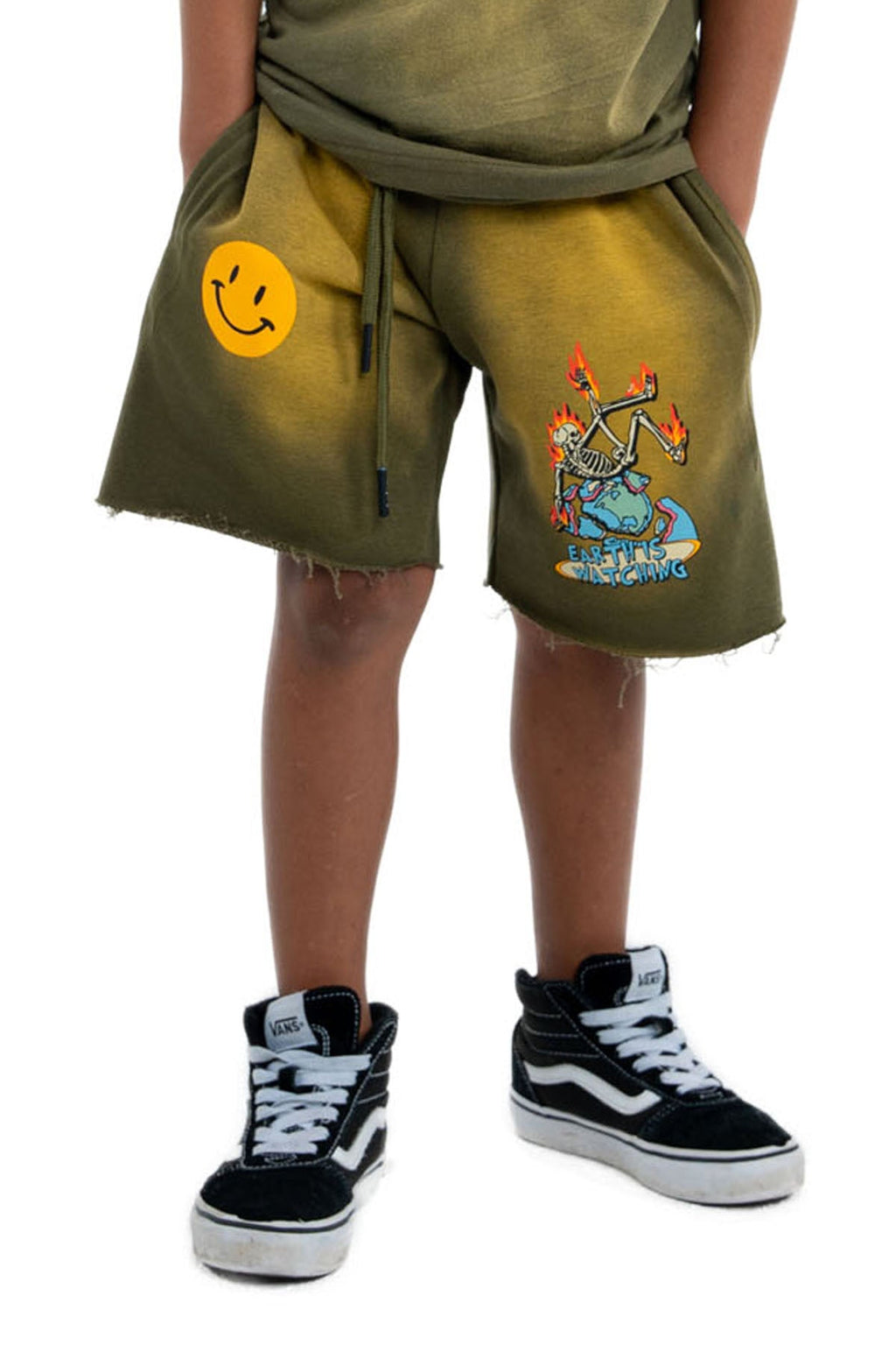 Kids Earth is Watching Cotton Shorts