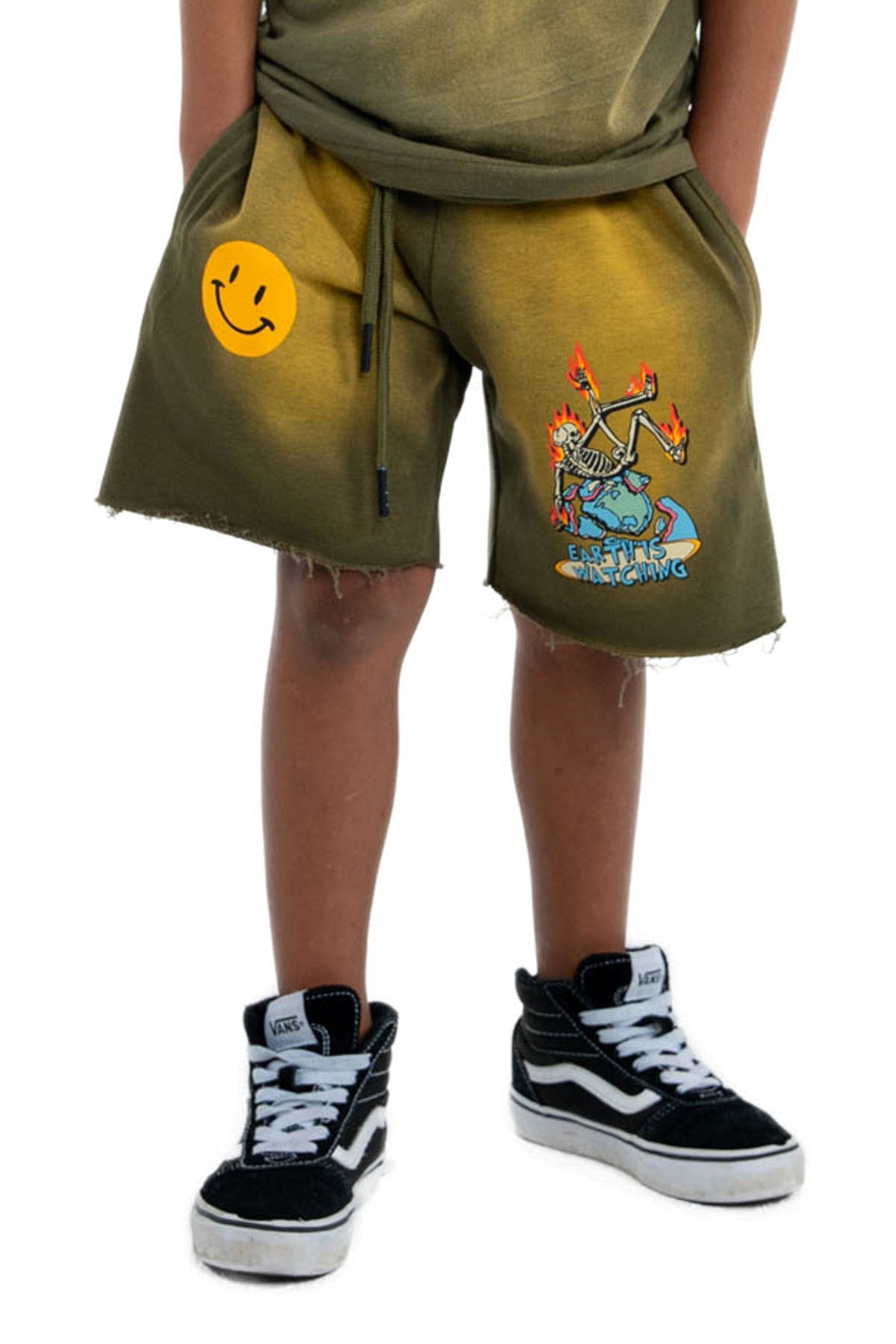 Kids Earth is Watching Cotton Shorts