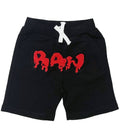 Kids RAW Drip Red Chenille Cotton Shorts