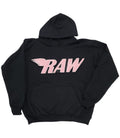 Kids RAW Wing Pink Chenille Hoodie