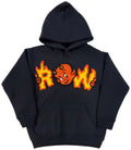 Kids RAW Devil Chenille Hoodie - Black
