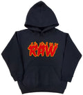 Kids RAW Flame Red Chenille Hoodie