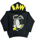 Kids RAW Nights Yellow Chenille Hoodie