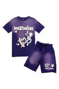 Kids Better Days Puff T-Shirt and Cotton Shorts Set
