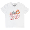 Kids Burning Paradise Puff Print Crew Neck T-Shirts