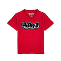 Kids RAW Drip Black Chenille Crew Neck T-Shirt