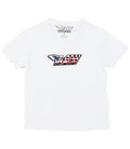 Kids RAW Wing USA Chenille Crew Neck - White