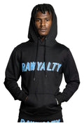 Men 004 RAWYALTY Carolina Blue 3D Embroidery Hoodie
